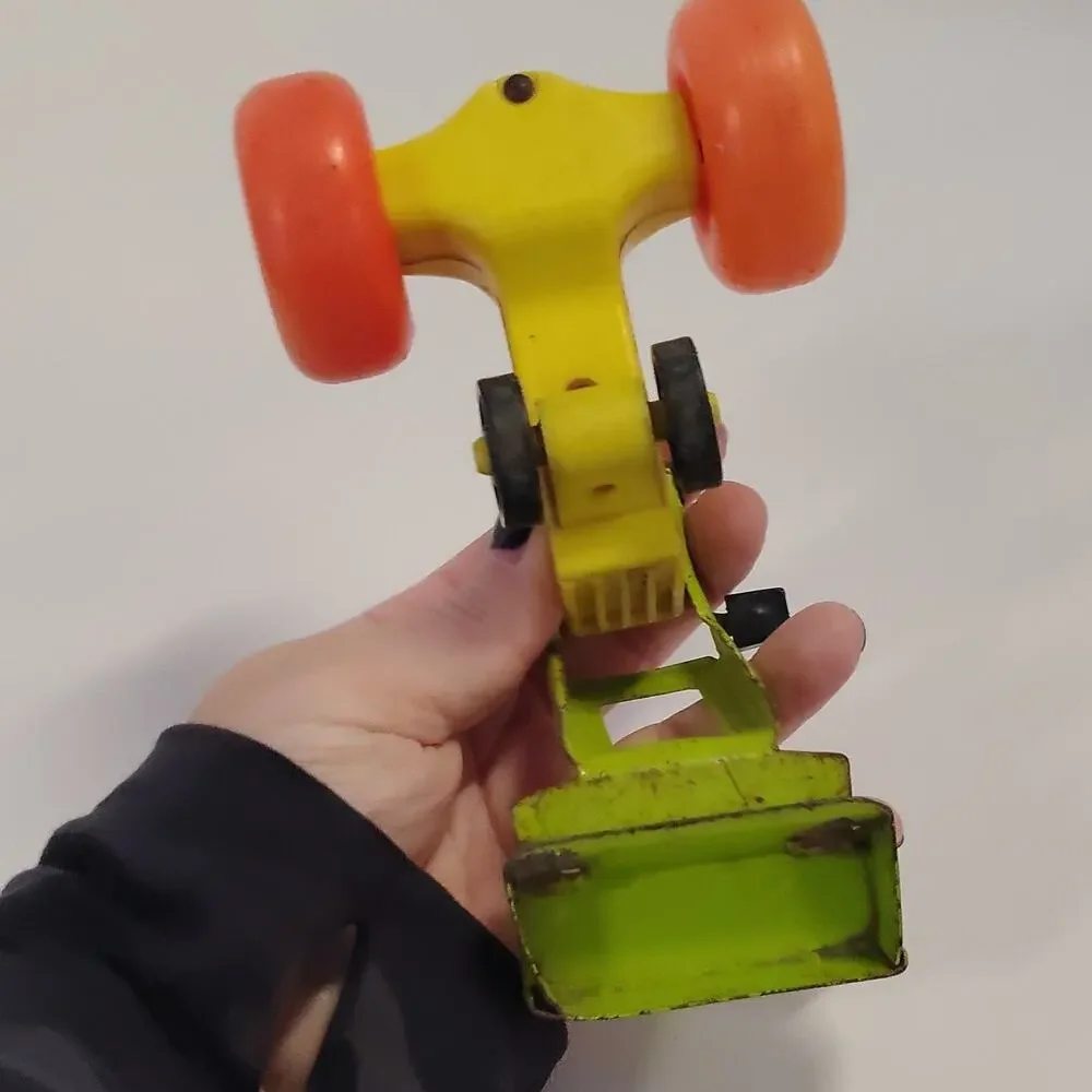 Fisher-Price Toy Tractor Vintage Front Loader 6